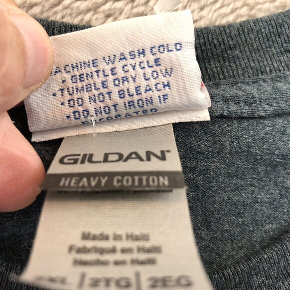 Carnival Mens Panama Canal T-Shirt 2XL Gray Gilddan Heavy Cotton Graphic Tee - Picture 7 of 9